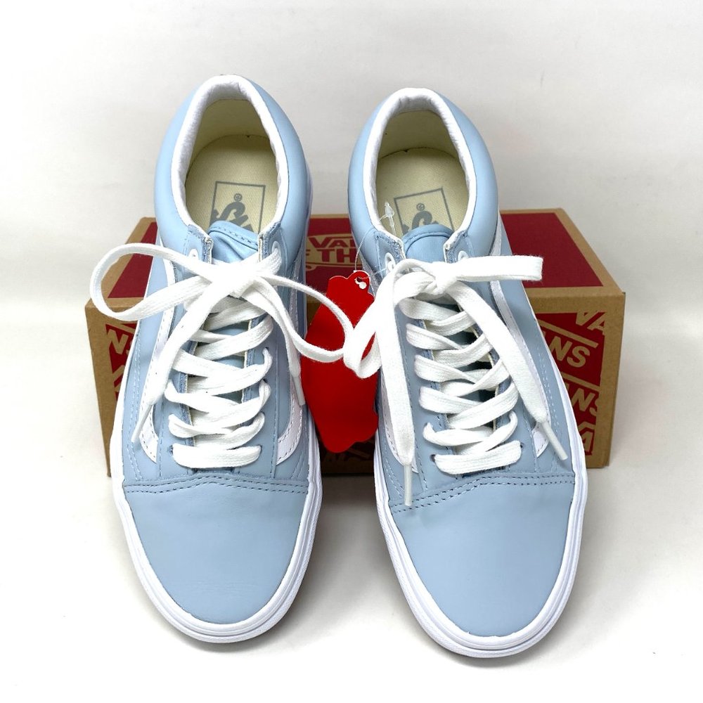 Vans Ballad Low Top Light Blue Old School Skateboarding Leather VN0A3WKT4Q0 - Picture 3 of 11